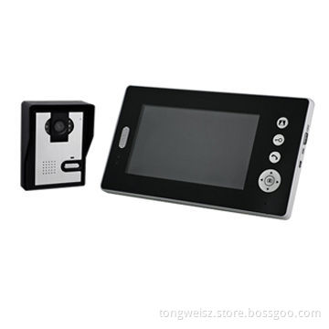 2014 Newest Distinctive 7-inch 2.4GHz Digital Apartment Wireless Video Door Phone Intercom SystemNew